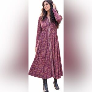 NATURAL LIFE Christa Long Sleeve Dress- NWT